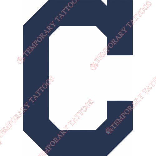 Cleveland Indians Customize Temporary Tattoos Stickers NO.1553